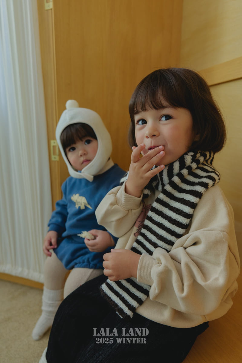 Lalaland - Korean Baby Fashion - #babyootd - Winter Dino Sweatshirt - 8