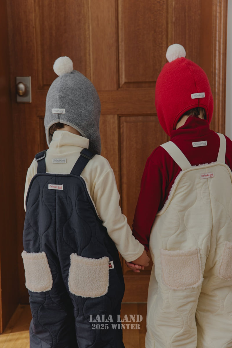 Lalaland - Korean Baby Fashion - #babyootd - Ski Fleece Overalls - 5