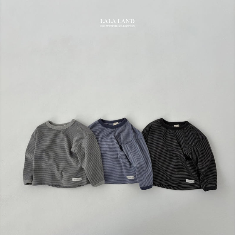 Lalaland - Korean Baby Fashion - #babyoutfit - Stripe Tone Tone Tee