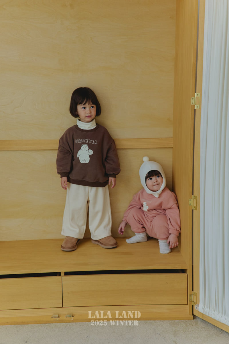 Lalaland - Korean Baby Fashion - #babyoutfit - Stretch Ribbed Mink Pants - 12