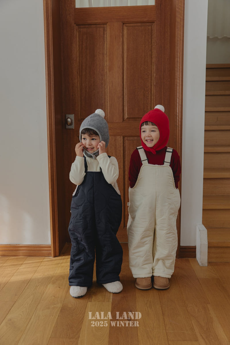 Lalaland - Korean Baby Fashion - #babyoutfit - Ski Fleece Overalls - 6