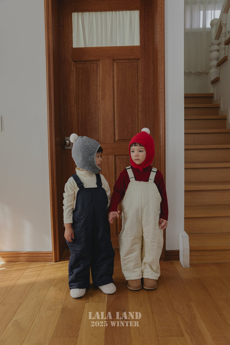 Lalaland - Korean Baby Fashion - #babyoutfit - Ski Fleece Overalls - 7