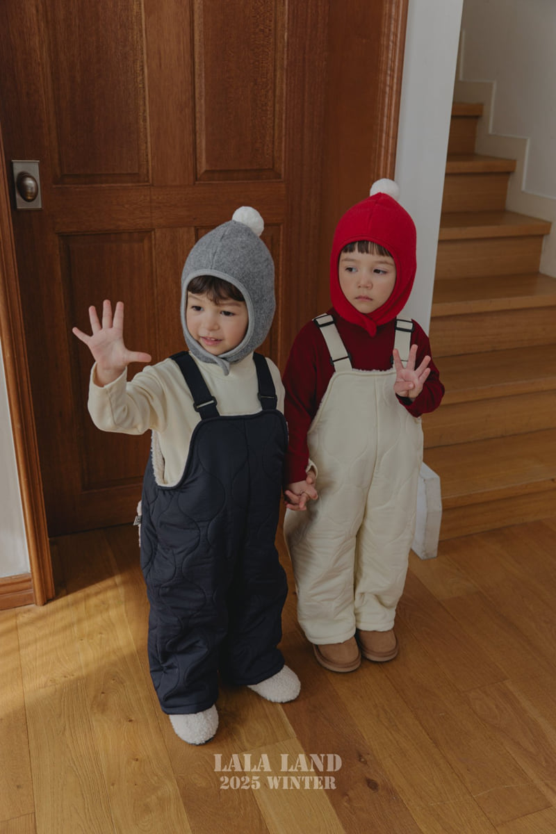 Lalaland - Korean Baby Fashion - #babywear - Ski Fleece Overalls - 8