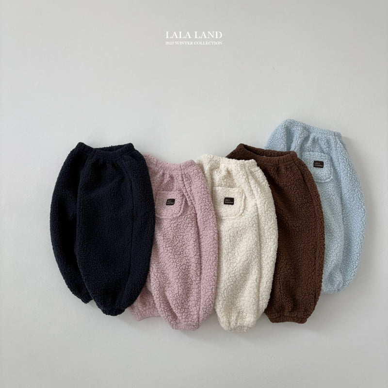 Lalaland - Korean Baby Fashion - #onlinebabyboutique - Fluffy Jogger Pants