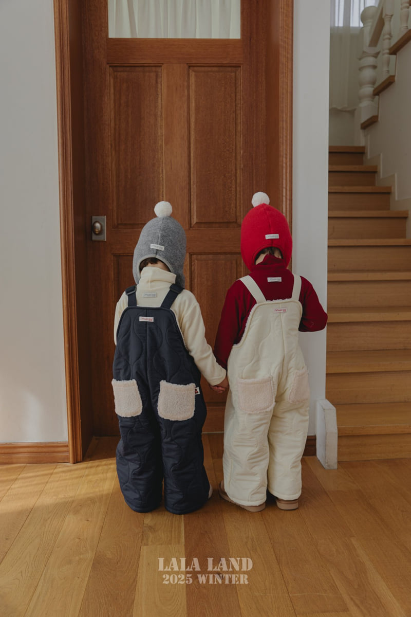 Lalaland - Korean Baby Fashion - #onlinebabyboutique - Ski Fleece Overalls - 9