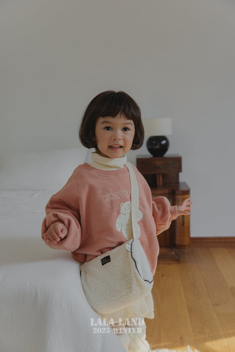 Lalaland - Korean Baby Fashion - #onlinebabyshop - Snow Bear Sweatshirt - 12