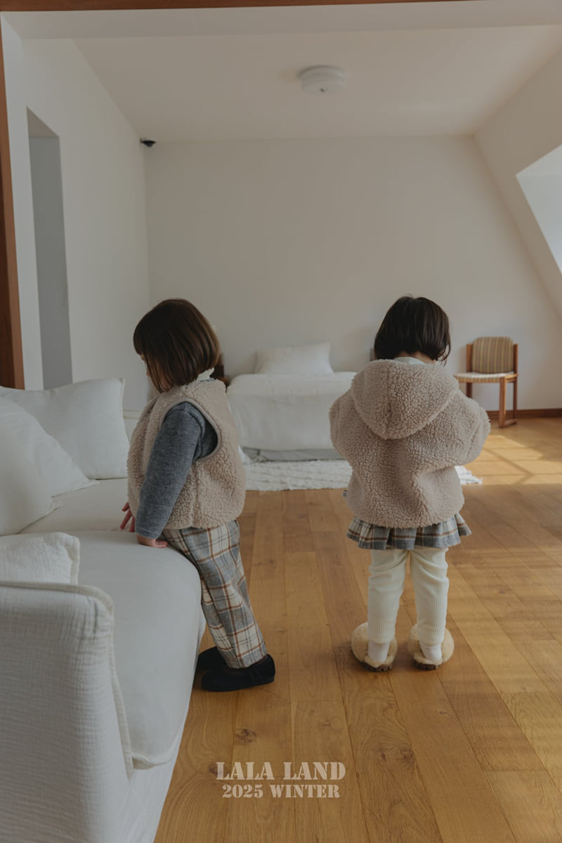 Lalaland - Korean Baby Fashion - #onlinebabyshop - Baguette Check Pants - 11