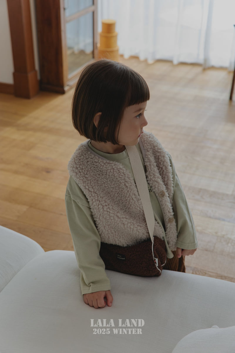 Lalaland - Korean Baby Fashion - #onlinebabyshop - Poodle Vest - 8