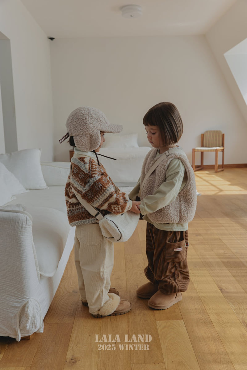 Lalaland - Korean Baby Fashion - #onlinebabyshop - Bear Ear Cap - 5