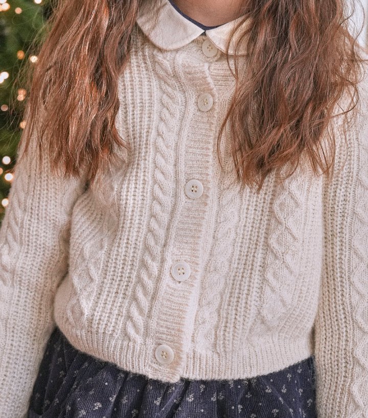 Le Bev - Korean Children Fashion - #childofig - Glyn Pearl Knit Cardigan