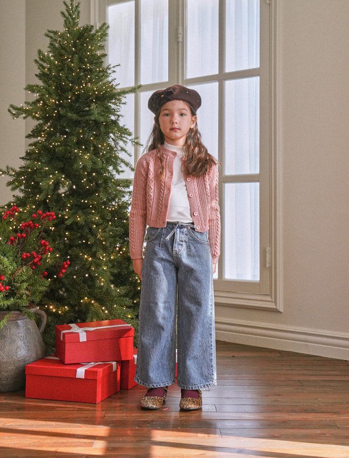 Le Bev - Korean Children Fashion - #childofig - String Denim Pants - 6