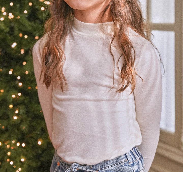 Le Bev - Korean Children Fashion - #designkidswear - Blanc Milk Tee