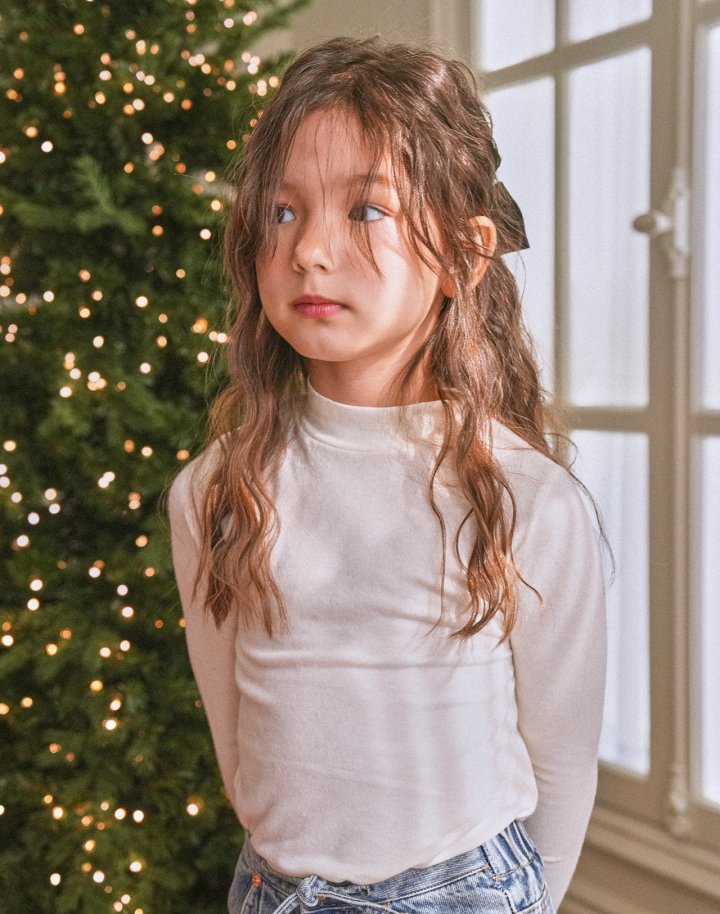 Le Bev - Korean Children Fashion - #discoveringself - Blanc Milk Tee - 2