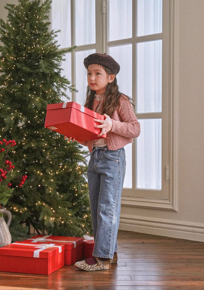 Le Bev - Korean Children Fashion - #discoveringself - String Denim Pants - 9