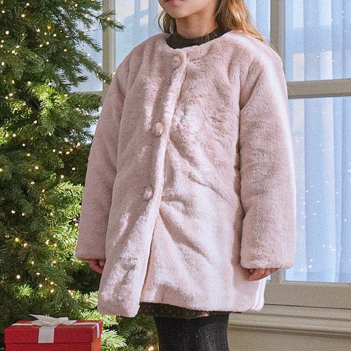 Le Bev - Korean Children Fashion - #fashionkids - Coco Soft Coat - 7