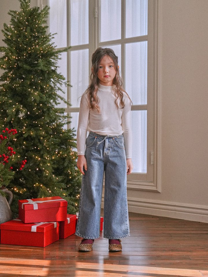 Le Bev - Korean Children Fashion - #fashionkids - Blanc Milk Tee - 3