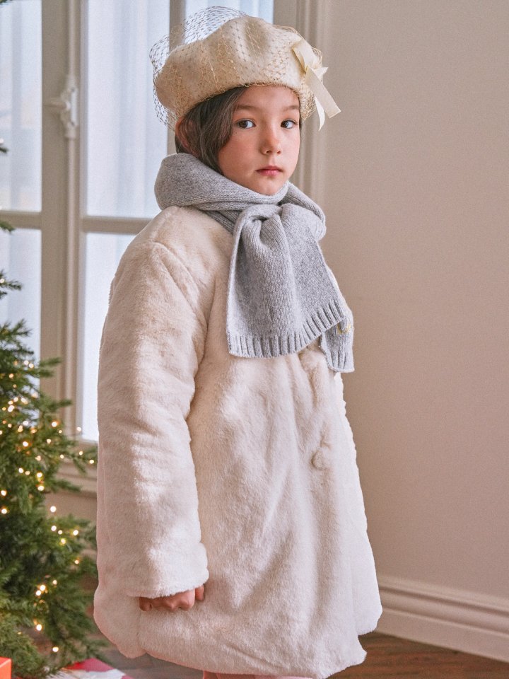 Le Bev - Korean Children Fashion - #littlefashionista - Coco Soft Coat - 12