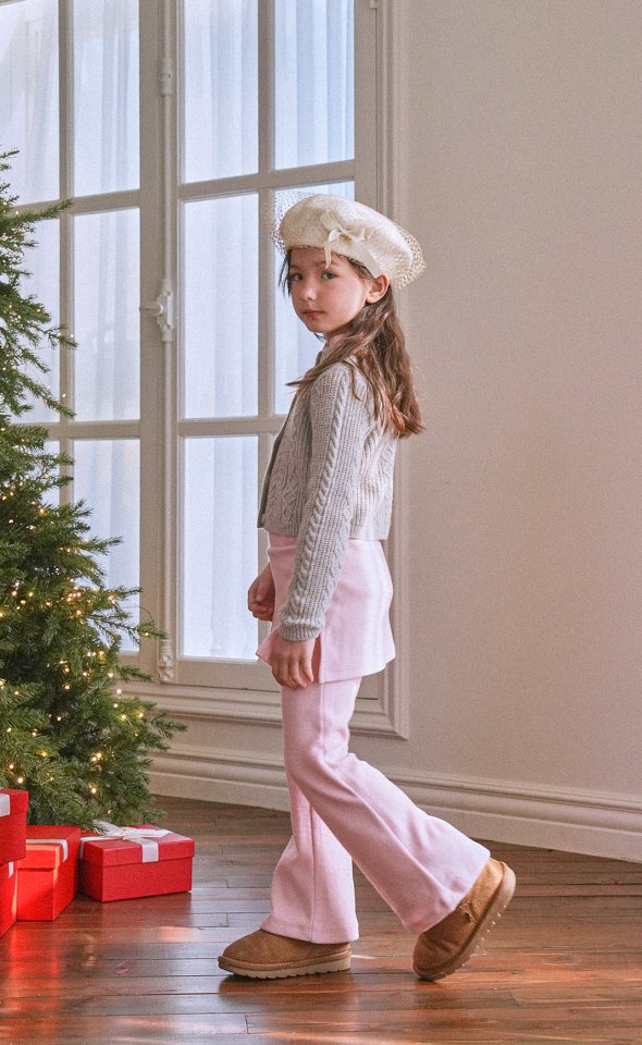 Le Bev - Korean Children Fashion - #littlefashionista - Creamy Skirt Pants - 6
