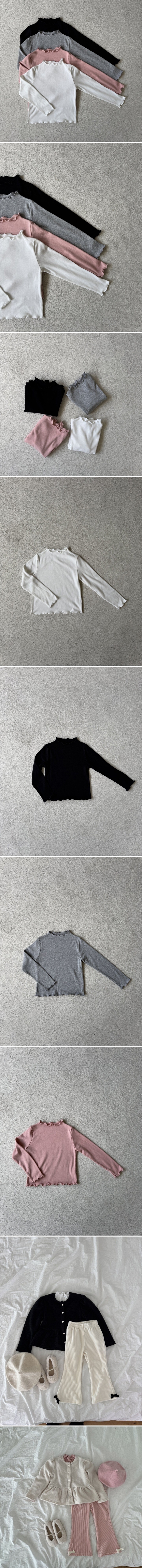 Le petitmot - Korean Children Fashion - #kidsshorts - Warm Wave Tee - 2