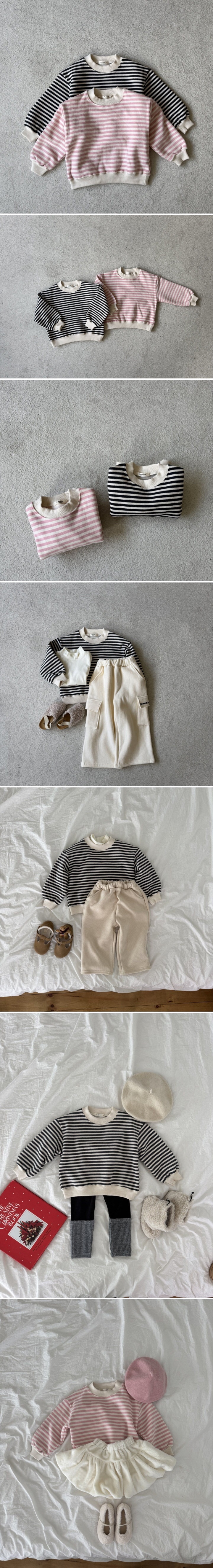 Le petitmot - Korean Children Fashion - #kidsstore - Pure Stripe Sweatshirt - 2