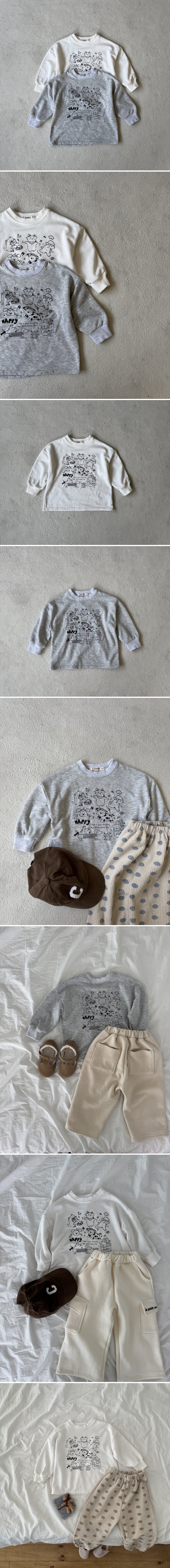 Le petitmot - Korean Children Fashion - #prettylittlegirls - Drawing Tee - 2