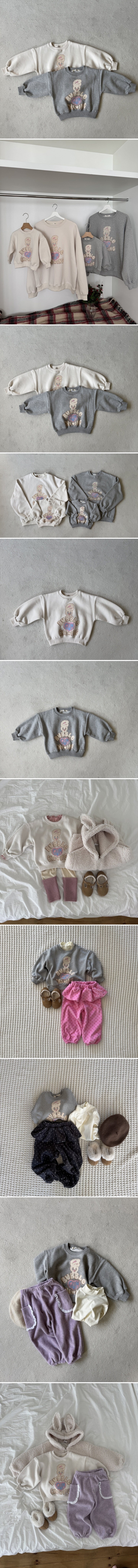 Le petitmot - Korean Women Fashion - #thatsdarling - Bubble Rabbit Sweatshirt (ADULT) - 2