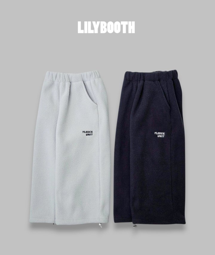 Lilybooth - Korean Children Fashion - #designkidswear - Fleece Two Way Pants