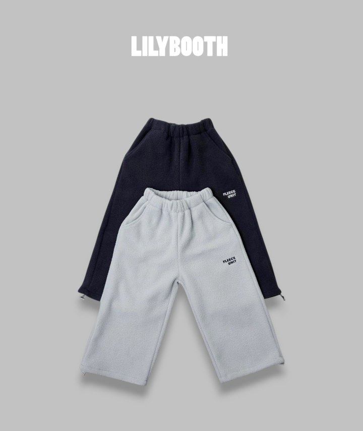 Lilybooth - Korean Children Fashion - #discoveringself - Fleece Two Way Pants - 2