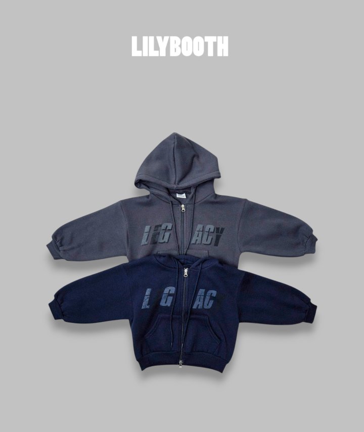 Lilybooth - Korean Children Fashion - #kidzfashiontrend - Le Hood Fleece Zip-Up