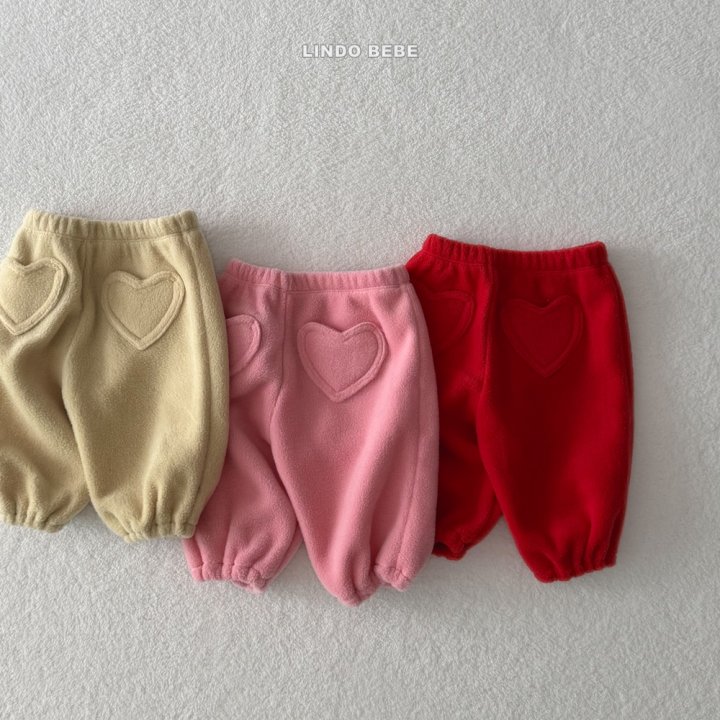Lindo - Korean Baby Fashion - #babyboutique - Bebe Bebe Heart Jogger Pants - 6