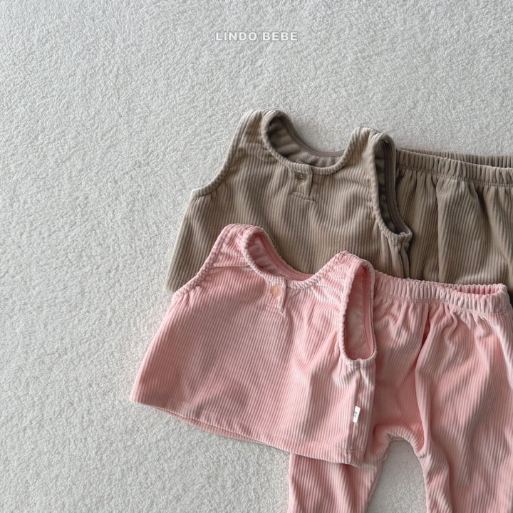 Lindo - Korean Baby Fashion - #onlinebabyshop - Bebe Warm Warm Set - 4