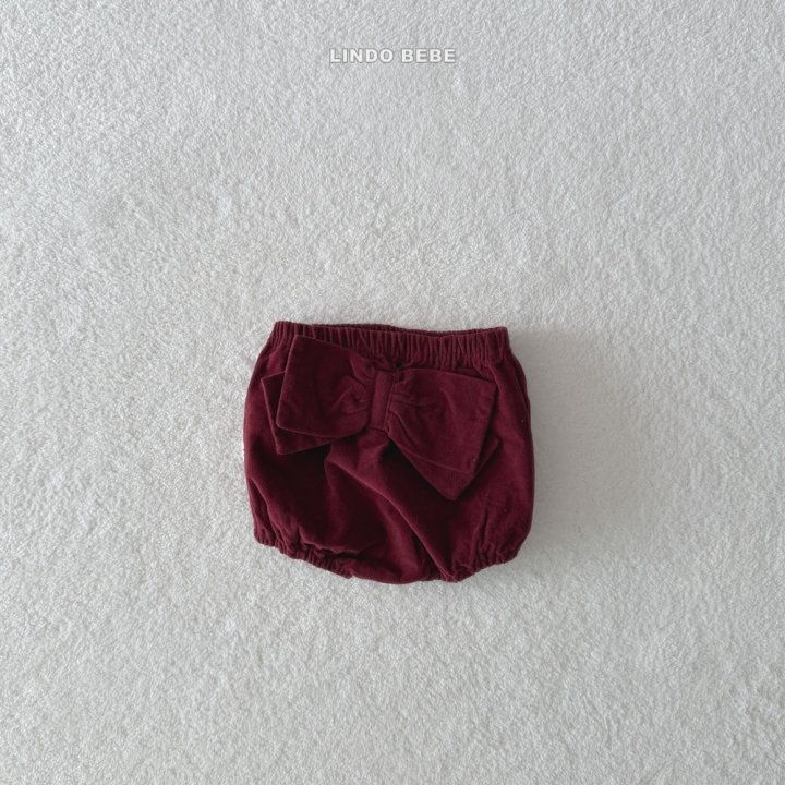 Lindo - Korean Baby Fashion - #babyboutique - Bebe Big Ribbon Cute Bloomer - 4