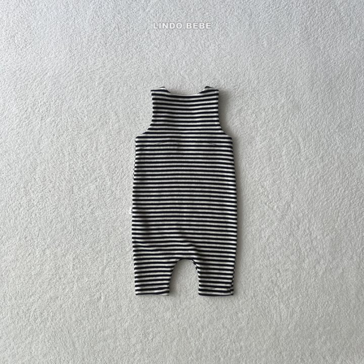 Lindo - Korean Baby Fashion - #babyclothing - Bebe Stripe Papillon Suit - 6