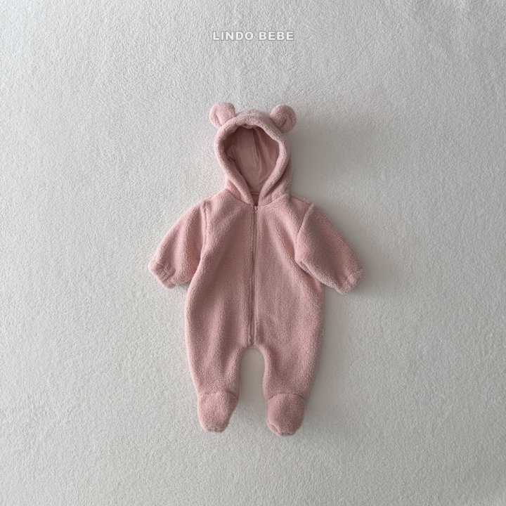 Lindo - Korean Baby Fashion - #babyclothing - Bebe Milk Bear Hood Suit - 3