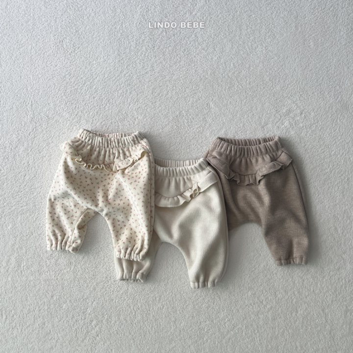 Lindo - Korean Baby Fashion - #babyclothing - Bebe Noel Frill Pants (Floral) - 2
