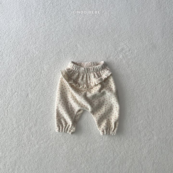 Lindo - Korean Baby Fashion - #babygirlfashion - Bebe Noel Frill Pants (Floral) - 5