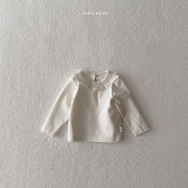 Lindo - Korean Baby Fashion - #babygirlfashion - Bebe Cozy Frill Tee