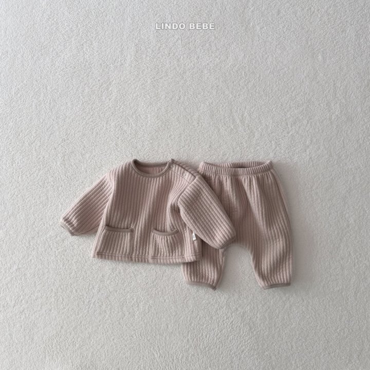 Lindo - Korean Baby Fashion - #babylifestyle - Bebe Warm Mono Binding Set - 2