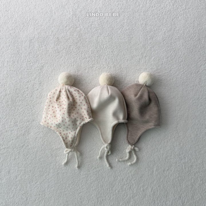 Lindo - Korean Baby Fashion - #babylifestyle - Bebe Pom Pom Bonnet