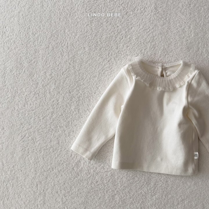 Lindo - Korean Baby Fashion - #babyoninstagram - Bebe Cozy Frill Tee - 4