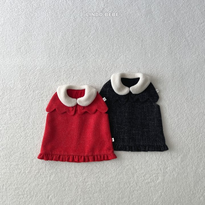 Lindo - Korean Baby Fashion - #babyoutfit - Bebe Holly One-piece (Cape Set) - 2