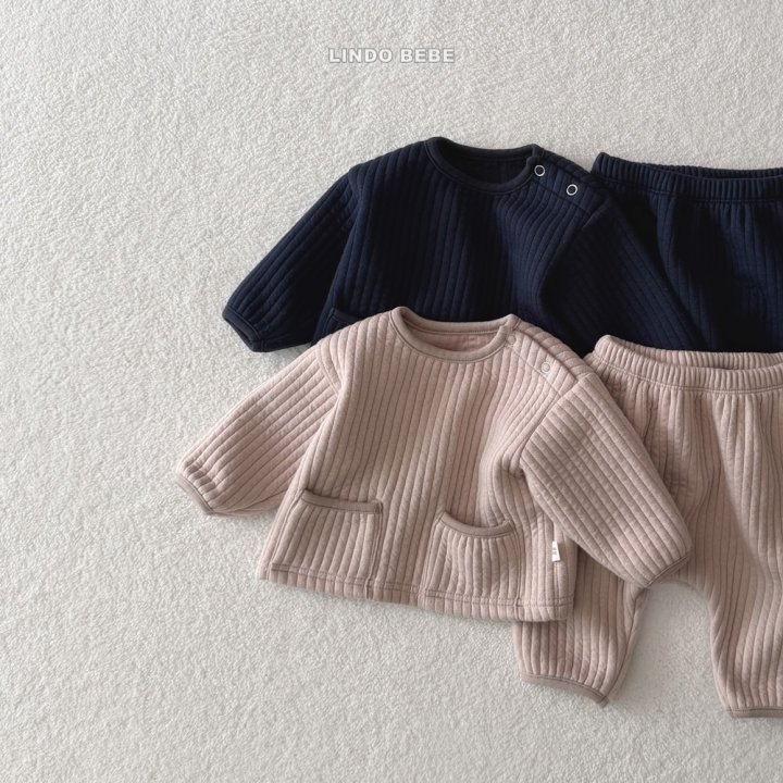 Lindo - Korean Baby Fashion - #babyoutfit - Bebe Warm Mono Binding Set - 5