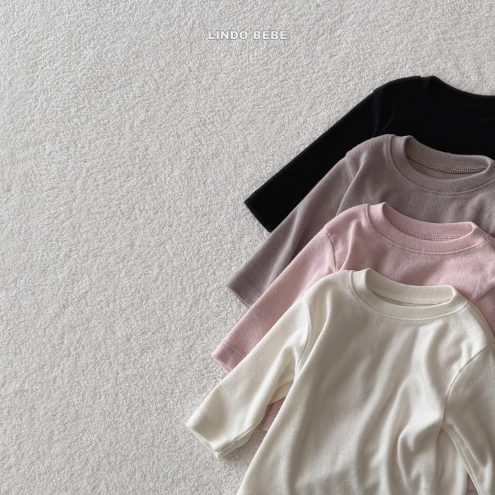 Lindo - Korean Baby Fashion - #babyoutfit - Bebe Soft Basic Tee - 6