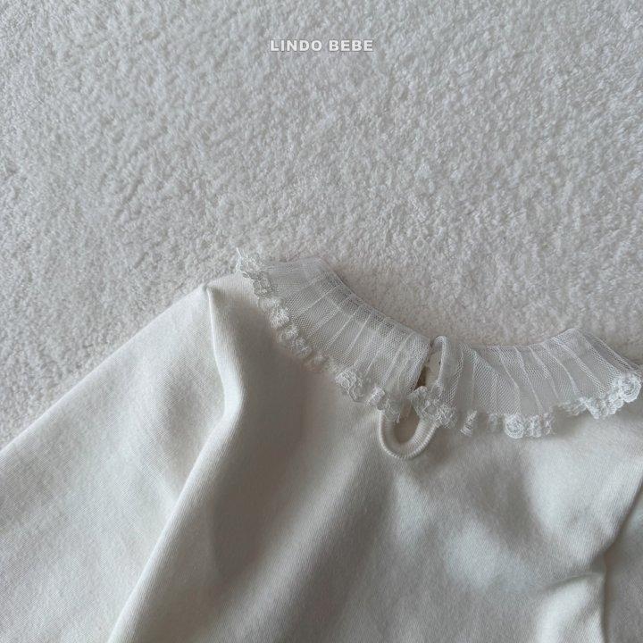 Lindo - Korean Baby Fashion - #babyoutfit - Bebe Cozy Frill Tee - 5
