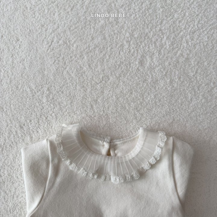 Lindo - Korean Baby Fashion - #babyoutfit - Bebe Cozy Frill Tee - 6