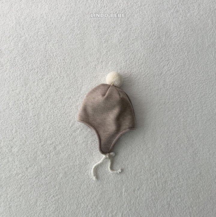 Lindo - Korean Baby Fashion - #babyootd - Bebe Pom Pom Bonnet - 4