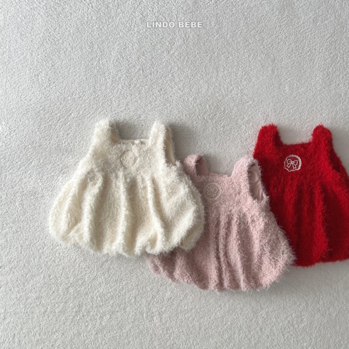 Lindo - Korean Baby Fashion - #onlinebabyboutique - Bebe Fluffy Balloon One-piece - 6