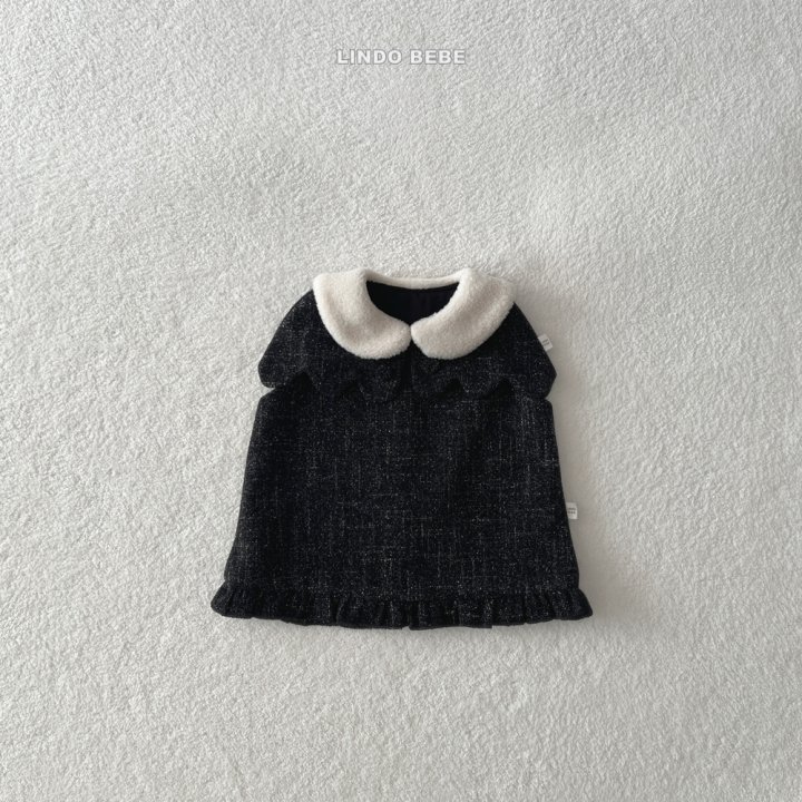 Lindo - Korean Baby Fashion - #onlinebabyboutique - Bebe Holly One-piece (Cape Set) - 5