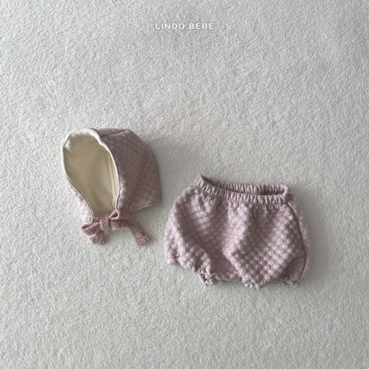 Lindo - Korean Baby Fashion - #onlinebabyshop - Bebe Warm Bonnet - 6