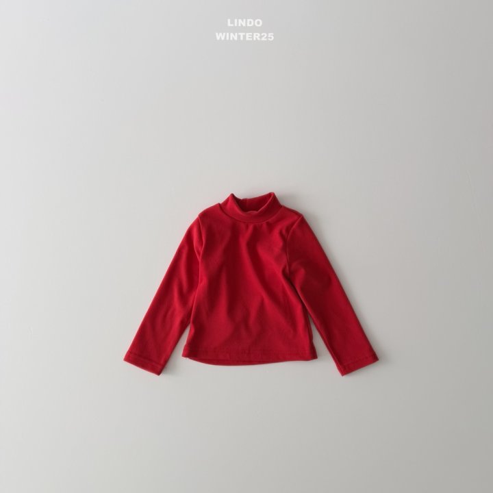 Lindo - Korean Children Fashion - #Kfashion4kids - Basic Mock Neck Tee - 5